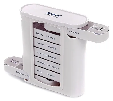 Medicatiedispenser met weekindeling