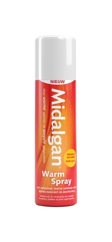 Midalgan Warm Spray 150 ml – warmtespray voor spieren