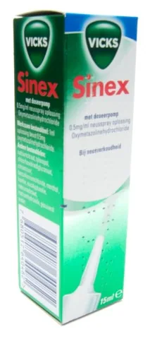 Vicks Sinex met doseerpomp 15 ml