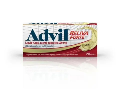 Advil Reliva Forte 400 mg — 20 liquid caps